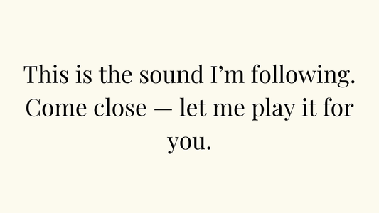 The Gentle Collision — On Listening, Ideas, and the Way New Things Begin