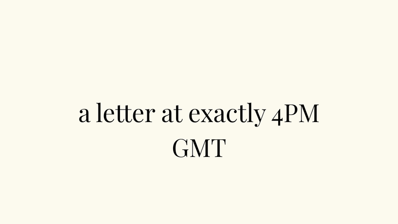 Friday Letters — The People Who Still Read