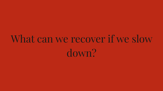 放慢脚步，我们能找回什么？