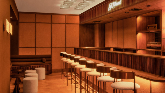 The Grain of Calm — How Wood Shapes a Listening Bar
