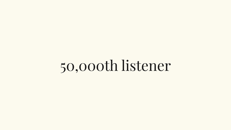 50,000 Strangers A quiet milestone in a loud world