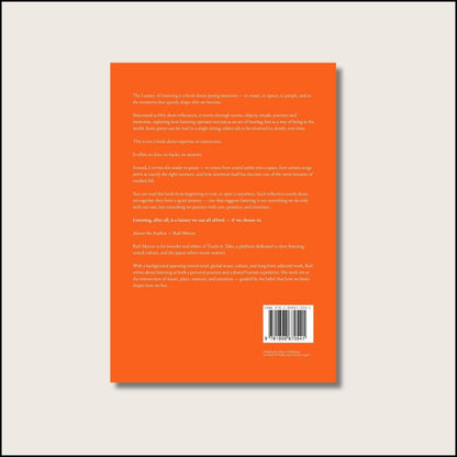The Luxury of Listening - A book by Rafi Mercer