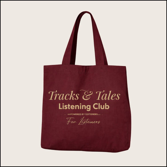 Tracks & Tales Listening Club Tote